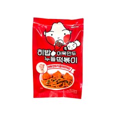 [무료배송]히밥 어묵쏙만두 누들떡볶이 490g 1BOX(10개)