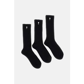 [해외배송] 26 F/W 아미 3팩 CALZINI 아미 드 꾀흐 USC627_AK0024001 B0042243568