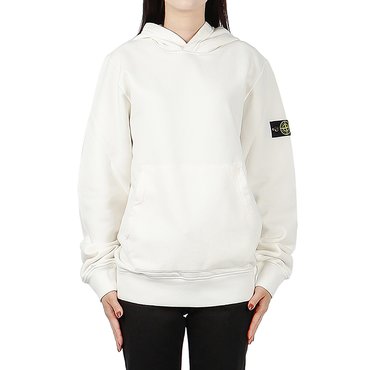 스톤아일랜드 키즈 로고 와펜 후드 티셔츠 (731661640 V0001)