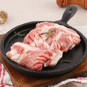 울산 언양 무항생제 한돈 칼집목살 구이용 500g