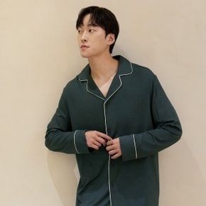 맨즈 스탠다드 파자마 세트 - 다크그린