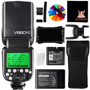 [Godox & V860IIC GN60 TTL HSS 18000s Canon EOS 6D 50 60D 100D 200D 500D 650D 750D 1000D