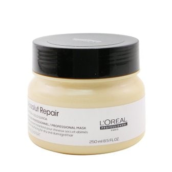 coscos 로레알 Professionnel Serie Expert Absolut Repair Gold Quinoa + Protein Instant Resurfacing Mask For Dry and Dama.d Hair 250ml