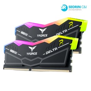 [서린공식] 팀그룹 T-Force DDR5-6000 CL28 Delta RGB 블랙 패키지 서린 (32GB(16Gx2))