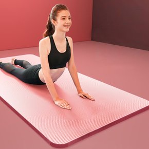 NBR 요가매트 10mm 미끄럼방지 운동 매트 스트랩포함 ODM-YOGA2