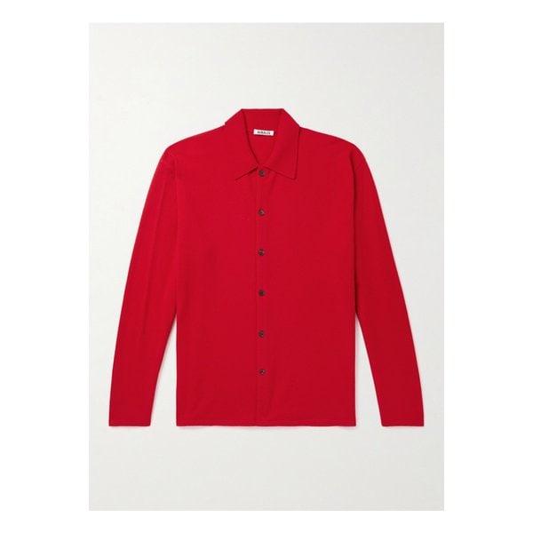 울 가디건 레드 46376663162885125