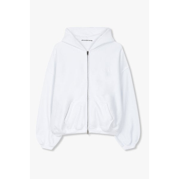 [UNISEX] 드롭 숄더 로고 후디 집업 3625301005000
