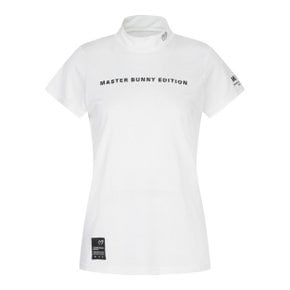 마스터바니반팔티 KQF 421B2TS052_WH 여성 저지 믹스 로고 반팔 티셔츠