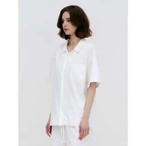 Stay Pajamas Short Sleeve Shirts - True White