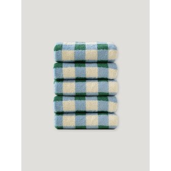 소소모소 더 부드러운 텐셀모달 호텔수건 5P (벌크) - 체크