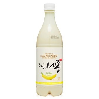  조은술 세종 바나나 4도 750ml 막걸리형 전통주