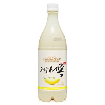  조은술 세종 바나나 4도 750ml 막걸리형 전통주