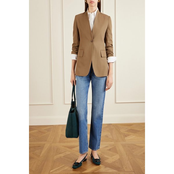 벨 비비에 미디엄 버클 스웨이드 토트백 46376663162990080