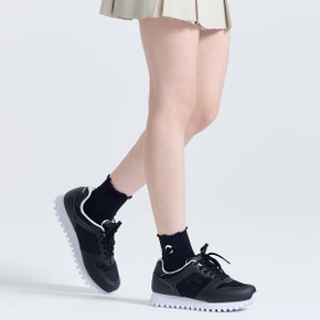 여성 리본 포인트 쿠션 중목 양말 블랙 CHF1WSO6591BK