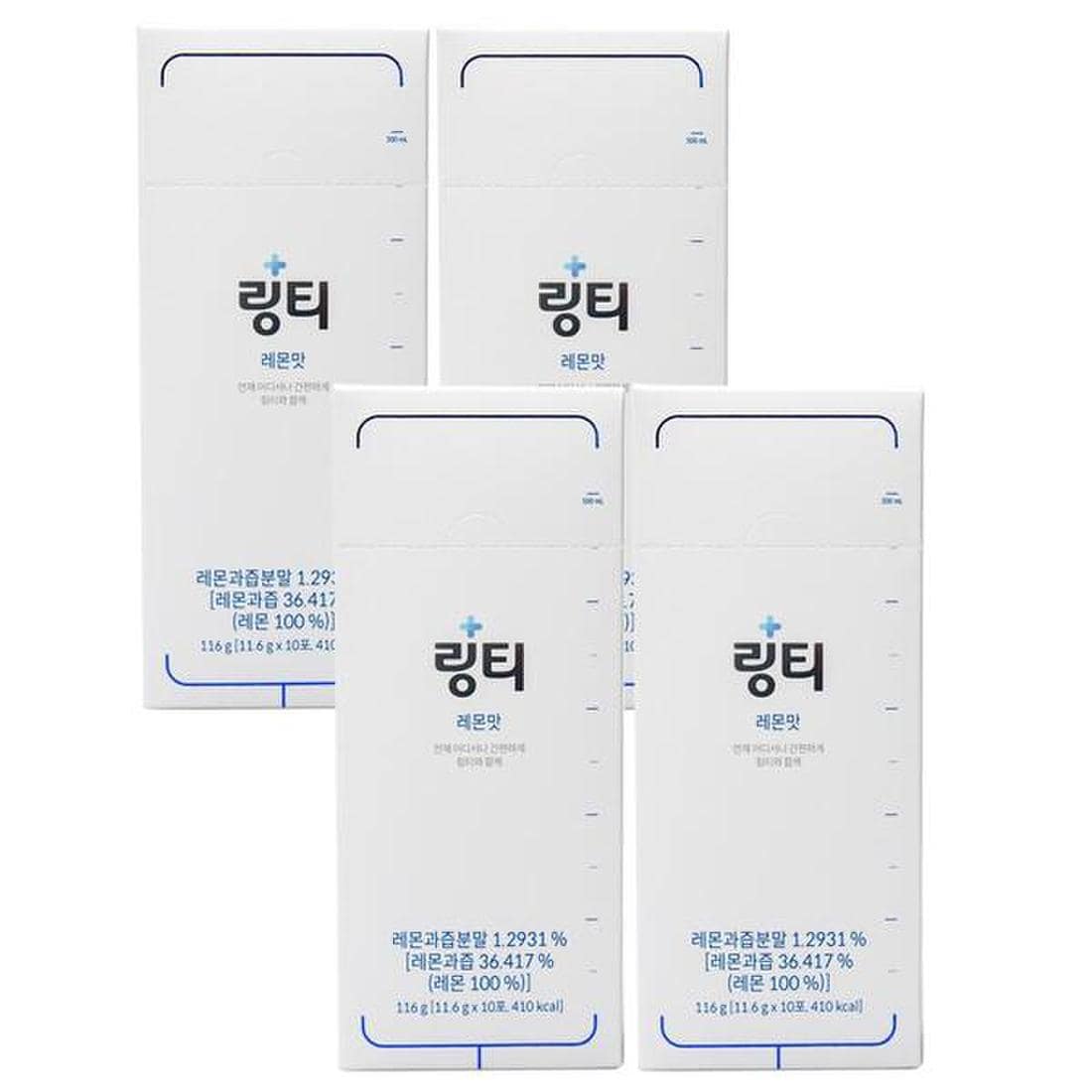 링티 레몬맛 11.6g 10포 x 4박스 비타민 수분보충 /line, 믿고 사는 즐거움 SSG.COM