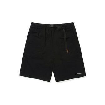 컬럼비아 유니버시티 SL-LABEL BELTED COTTON SHORTS PANTS 블랙