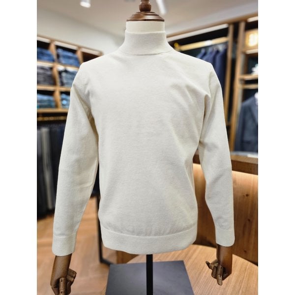 [여주점] 코오롱 브렌우드 남성 솔리드 워셔블 하프터틀넥 스웨터 BIWAW24531IVX,MUX,BUX,GYD,BKX