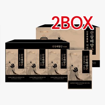  천호엔케어 산삼배양근 더블랙 60mlx30포 2BOX