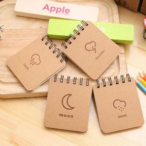 한손 미니 수첩 스프링 좌철 WFGEIGS