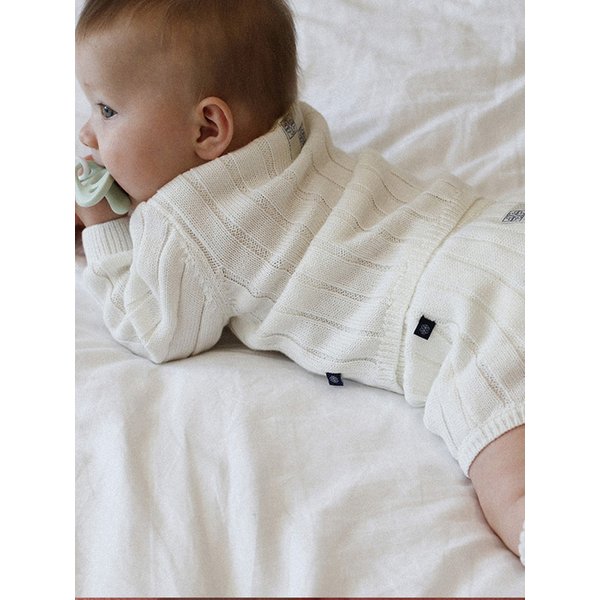 [BABY] 루스트 니트 셋업 아이보리