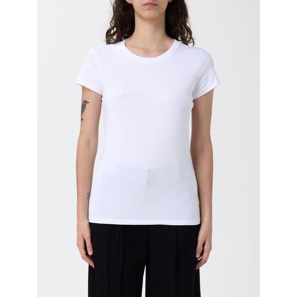 확대된 대표 알마니 반팔 티셔츠 XW002289AF17173 U0002 White