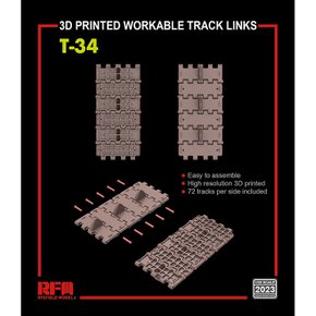 CRM2023 1대35 3D 프린트 트랙 T-34용 - 전차 미포함