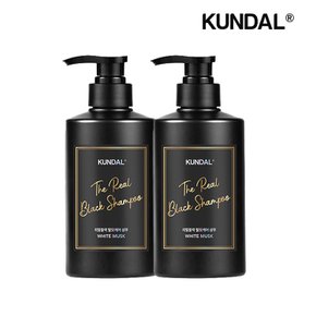 더 리얼 컬러코팅 블랙 샴푸 화이트머스크 500ml x2개