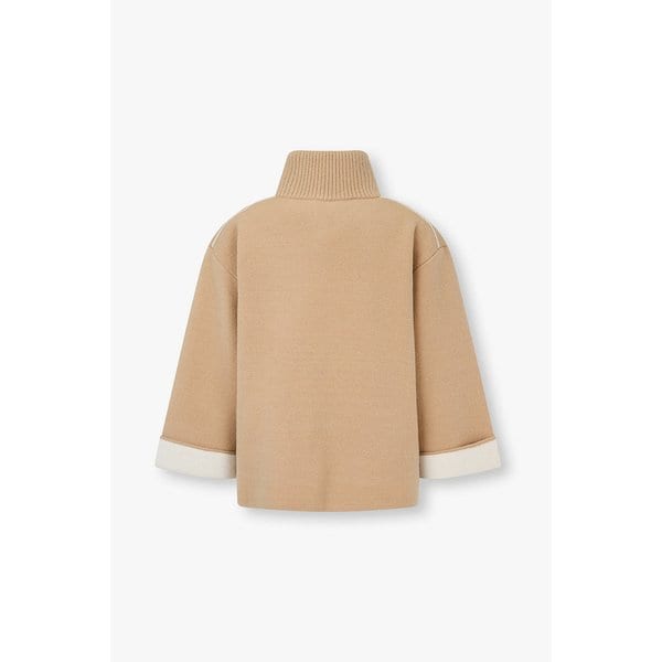 울 니트 하이넥 집업 IA15446010103