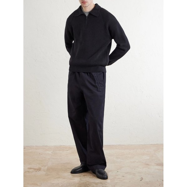 울 코튼 블렌드 하프 집업 스웨터 46376663163001451