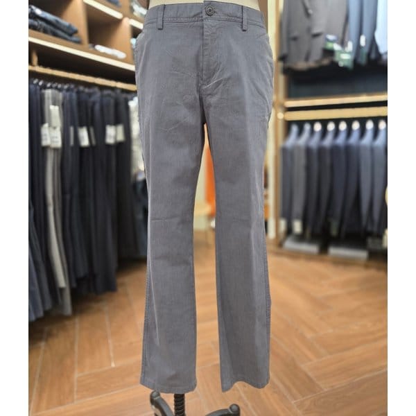 [여주점] 코오롱 브렌우드 남성 마이크로 패턴 면워싱 팬츠 BRPAM26521GYD BEX