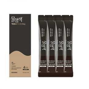 물염색 수작 염색약 4회분 저자극 새치 씨비드 미디엄브라운 염색도구 미포함