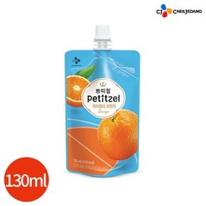 CJ 쁘띠첼 워터젤리 오렌지 130ml x 5개