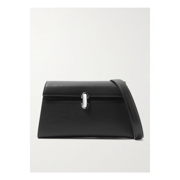 사베트 시메트리 텍스처 가죽 숄더 백 블랙 1647597358737741