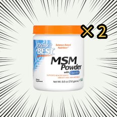 닥터스베스트 MSM 파우더 엠에스엠 가루 250g 2통