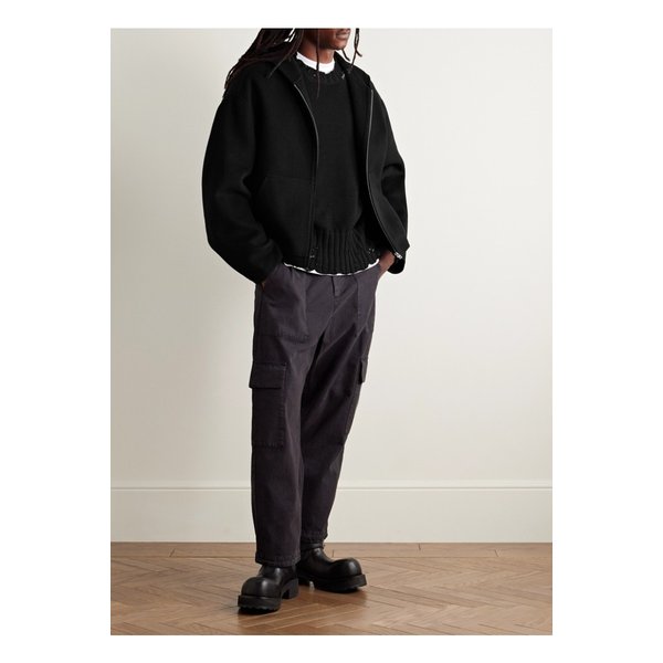 도베리아 더블페이스 울 캐시미어 블렌드 펠트 후드 재킷 46376663162902727