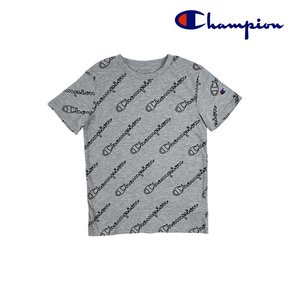 [챔피온키즈] Champion 로고 반팔티셔츠(8495CB_GR)