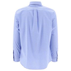 랄프로렌 Mens shirt 7108673640042863 BLUE/WHITE CHECK Light Blue