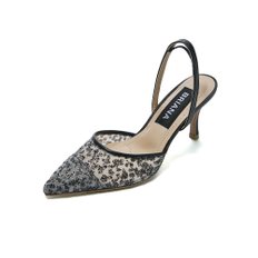 Glitter Mesh Slingback 2_Black