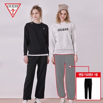 게스언더웨어 게스(GUESS) 블랙에디션 기모 셋업 4종(여성)