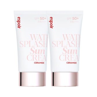 에스쁘아 워터 스플래쉬 선크림 세라마이드 SPF50+ PA++++ 2개입