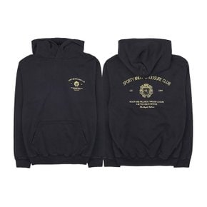 CREST HOODIE BLACK GOLD 공용 그레스트 후드티셔츠