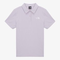 [노스페이스 공식] NT7PR37C 여성 스윙 반팔 폴로_LAVENDER