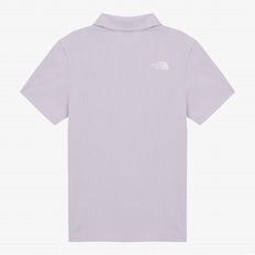 [노스페이스 공식] NT7PR37C 여성 스윙 반팔 폴로_LAVENDER