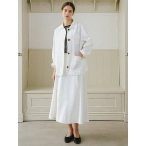 Nora French Work Jacket_Ecru