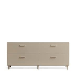 스트링 String Relief Chest Of Drawers Beige Orange 릴리프 서랍장 로우 베이지