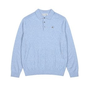 남성 폴로카라 솔리드 스웨터 2904GXSS_NAVY