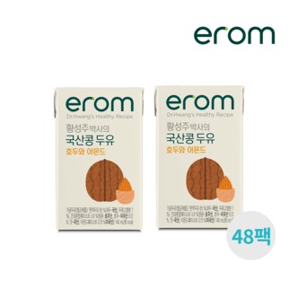  이롬 황성주 박사의 국산콩두유 호두아몬드 140ml x 48팩