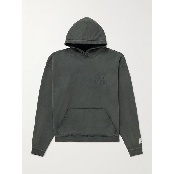 오버사이즈 로고 디보스드 코튼 저지 후드 티셔츠 46376663162903280