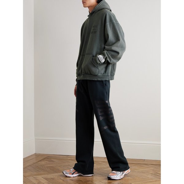 오버사이즈 로고 디보스드 코튼 저지 후드 티셔츠 46376663162903280