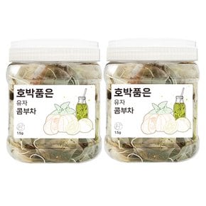 호박품은 유자 콤부차 삼각티백 1.5g x 100티백 2통